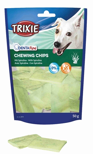 Trixie denta fun spirulina chewing chips