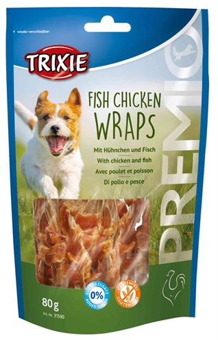 Trixie premio fish chicken wraps