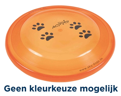 Trixie dog disc kunststof geschikt voor wedstrijden assorti