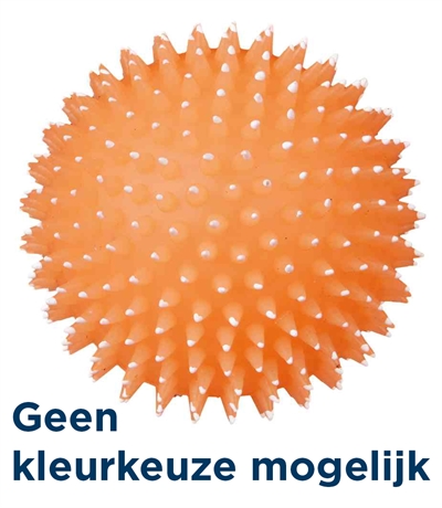 Trixie egelbal fluoriserend vinyl met geluid assorti