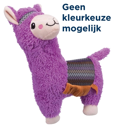 Trixie pluche alpaca met geluid assorti