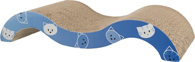 Trixie krabgolf mimi karton met catnip blauw