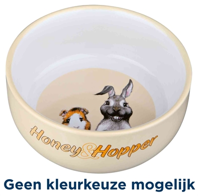 Trixie voerbak honey & hopper keramiek assorti