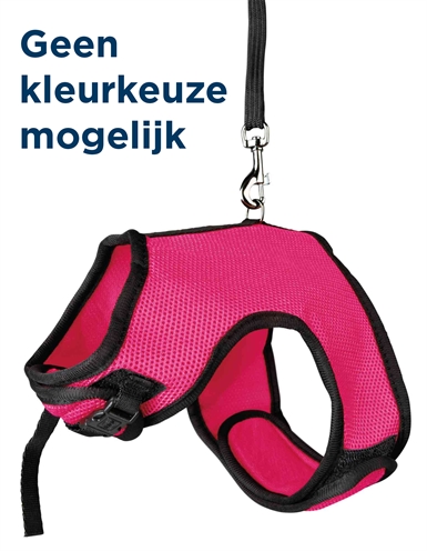 Trixie softtuig met riem grote konijnen assorti