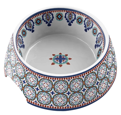 Tarhong voerbak hond moroccan melamine