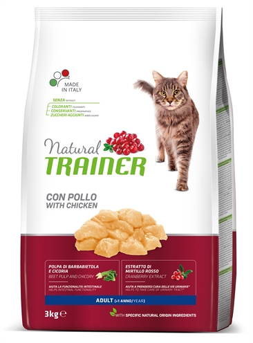 Natural trainer cat adult chicken