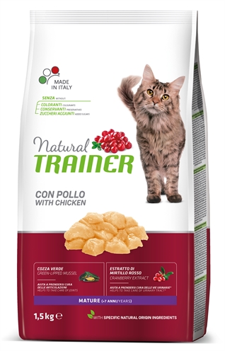 Natural trainer cat mature chicken