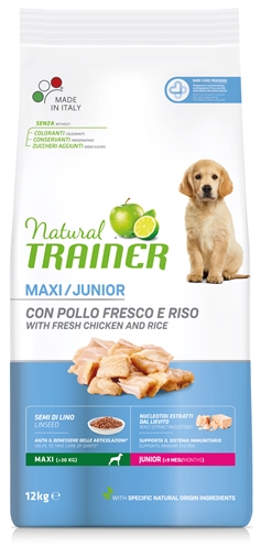 Natural trainer dog junior maxi chicken