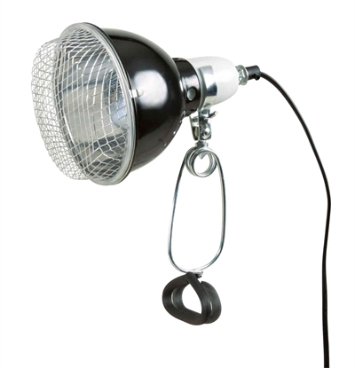 Trixie reptiland reflector klemlamp met draadbeschermkap