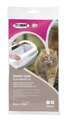 Imac kattenbakzak sandy voor kattenbak 62x46x30 cm