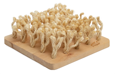 Bunny nature snuffleboard hout met sisal