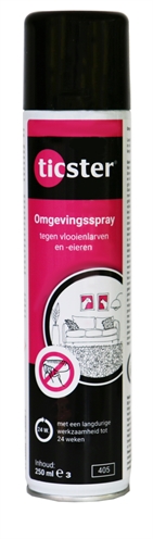 Ticster omgevingsspray tegen vlooienlarven en -eieren