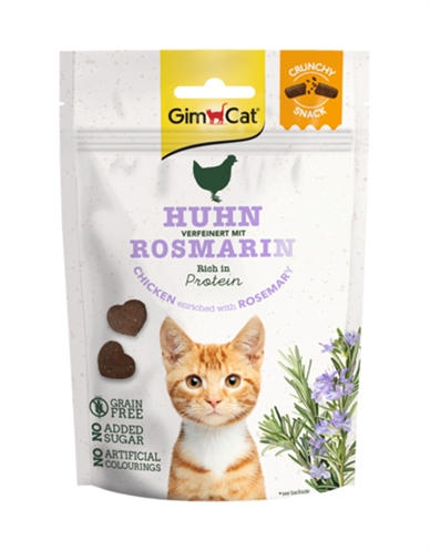 Gimcat crunchy snack kip met rozemarijn