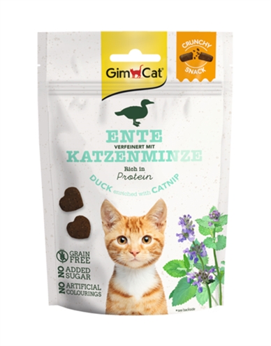 Gimcat crunchy snack eend met catnip