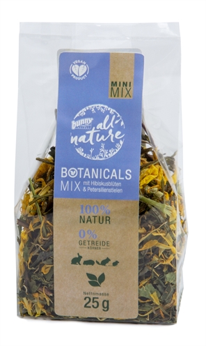 Bunny nature botanicals mini mix hibiscusbloesem / peterselie stelen