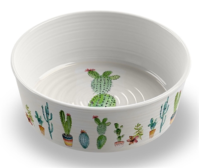 Tarhong voerbak hond cactus print 1 melamine