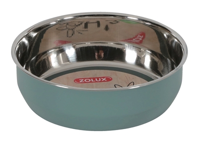 Zolux ehop voerbak inox rvs groen