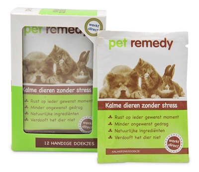 Pet remedy kalmerende doekjes