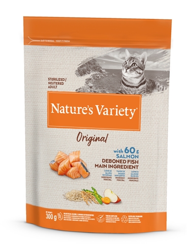 Natures variety original sterilized salmon