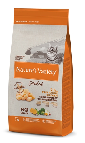 Natures variety selected sterilized free range chicken