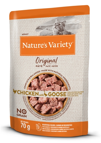 Natures variety original pouch chicken / goose