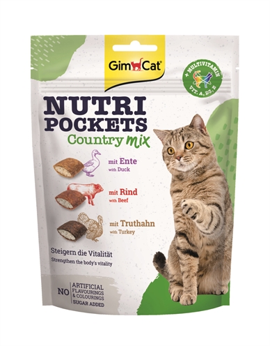 Gimcat nutri pockets country mix