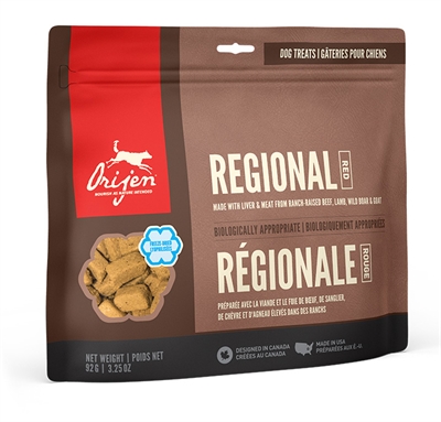 Orijen freeze-dried treats dog regional red