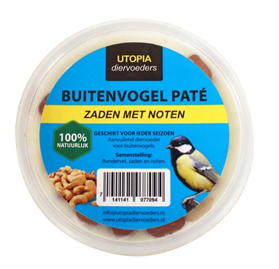 Utopia vogelpate met zaden en noten