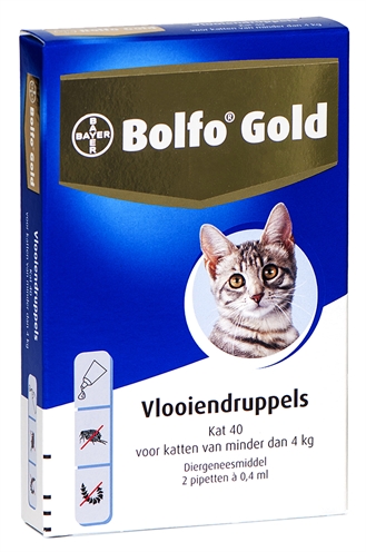 Bolfo gold kat vlooiendruppels