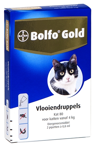 Bolfo gold kat vlooiendruppels