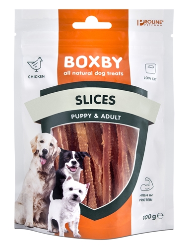 Proline dog boxby slices