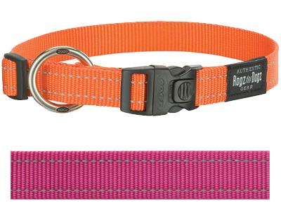 Rogz for dogs fanbelt halsband roze