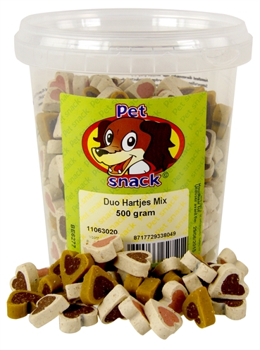 Petsnack duo hartjes mix