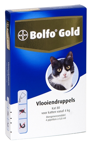 Bolfo gold kat vlooiendruppels