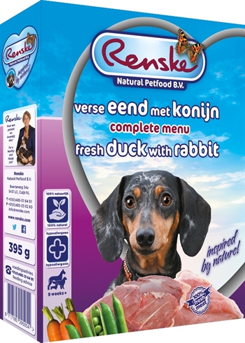 Renske vers vlees eend/konijn