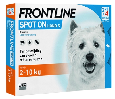 Frontline hond spot on small