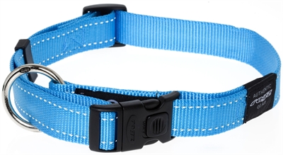 Rogz for dogs lumberjack halsband turquoise