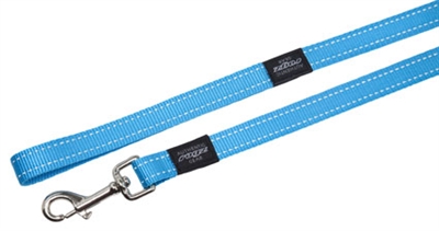 Rogz for dogs fanbelt long lijn turquoise