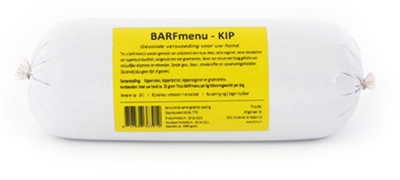 Barfmenu kip hondenvoer