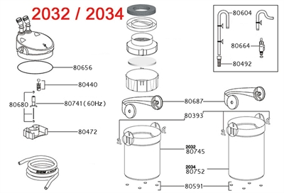 Eheim pomprad voor 2231/2232/2234