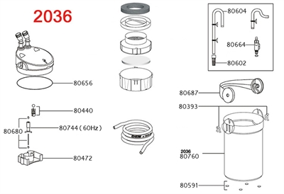 Eheim filterpot voor 2235/2236