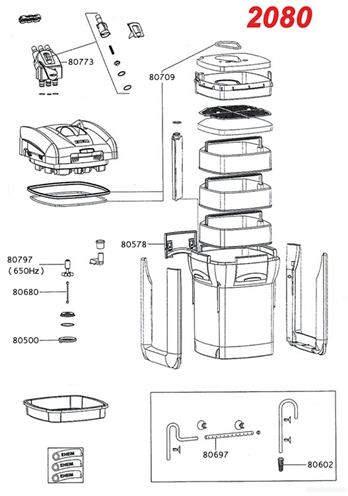 Eheim slangadapter voor 2080/2180