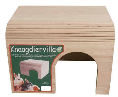 Knaagdiervilla hout