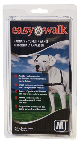 Premier easy walk anti-trek tuig zwart