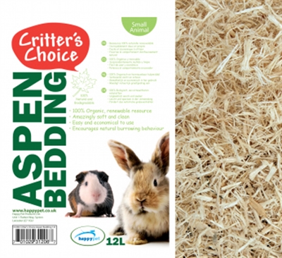 Critter’s choice aspen bedding