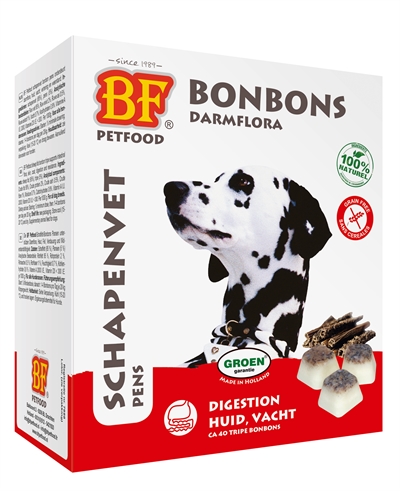 Biofood schapenvet maxi bonbons pens (40 ST)