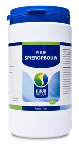 Puur muscle mass (spieropbouw) hond & kat (500 GR)