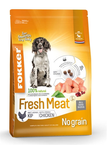 Fokker premium + fresh meat (13 KG)