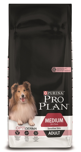 Pro plan dog adult medium sensitive skin (14 KG)