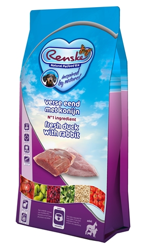 Renske super premium adult eend / konijn (2 KG)